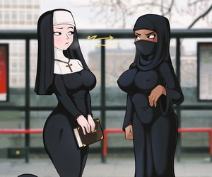 모하마드 엿 a loli 고 Mary 였 a loli 바 리 신성 함침 그 로 a 결과 뭐죠 셀프 타락 가 레즈비언 성별 이 마지막 짚 a nun 고 a hijab?