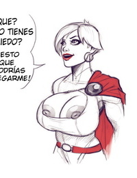 DevilHS Power Girl Sobre Darkseid Spanish kalock