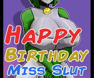 快乐的 生日 小姐 slut!