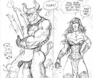 ksennin Super-héros croquis et comics