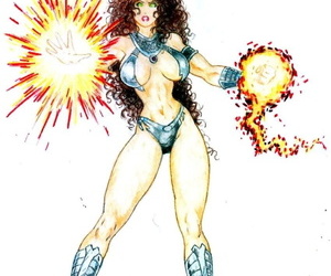 केसेनिन सुपर हीरो नमूने और कॉमिक्स
