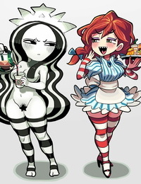Starbucks Starbucks-chan STB-chan and Wendy  Mascots  - part 5