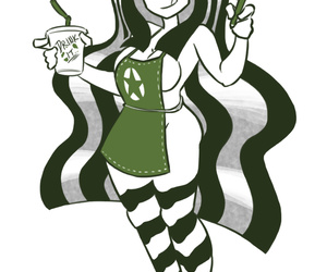Starbucks Starbucks-chan STB-chan coupled with Wendy  Mascots  - part 3