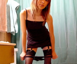 Sassy thai non-specific around stockings performs non nude pissing and posing instalment