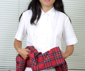 Cambodian schoolgirl Tiffany trade mark Day-Glo uninspired upskirt underthings