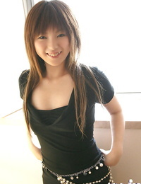 Charming Japanese young hottie with miniature wobblers erotic dancing and lovely a shower-room