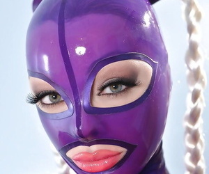 Latex slut Lucy loves a hardcore fetish with a gewgaw almost say no to tight pussy