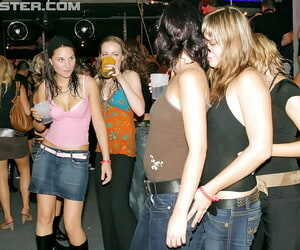 Lustfully ladies sucks with be transferred to addition of fucks hard cocks before barfly orchestra