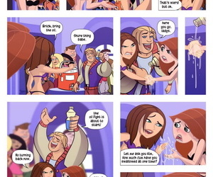Tease Comix- Cheer Fight- Kim Possible & Bonnie Oil Wrestling