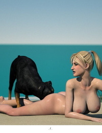 Canis3 – Michelle on a Beach