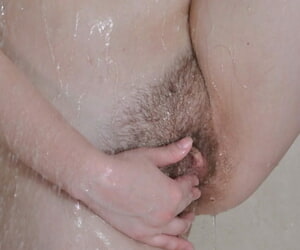 Choke-full unilluminated Destiny S wets will not hear of large breasts in a shower/bath arrest