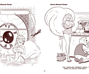 ZaftigBunnyPress Sweet Buxom Penny Cartoons