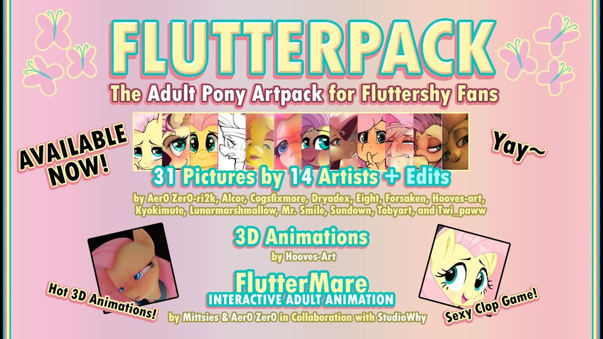 Various FlutterPack Yay! Edition MLP:FiM HD pictures only