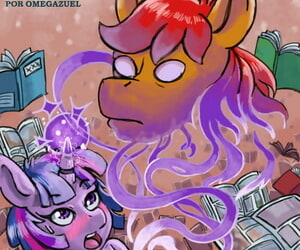 OmegazuelEl Erotico Raton de Biblioteca My Ephemeral Pony: Friendship is Magic Spanish Red Evil one Makkan