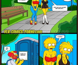 Ataque Obceno a la Modestad spanish Los Simpsons Ver-Comics-Porno.com