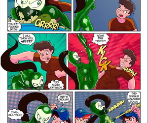 DBComix Impossibly Obscene 4 - Shego encircling Oubliette