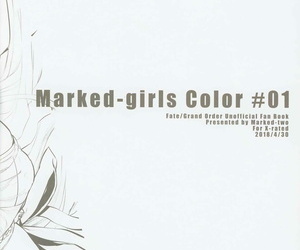 comic1☆13 ทำเครื่องหมาย สองคน suga ฮิเดโอะ ทำเครื่องหมาย ผู้หญิง สี #01 vigorous สี แบน + โมโนโครม แบน habituated fate/grand ปฏิบัติการ