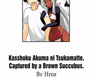 Hroz Kasshoku Akuma ni Tsukamatte. - Captured by a Brown Succubus English Erelzen