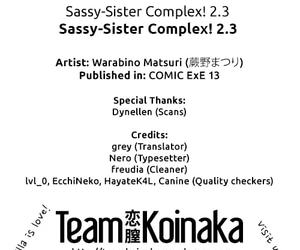 warabino matsuri Sassy Soeur complex! 2.3 couper didos exe 13 anglais l'équipe koinaka numérique
