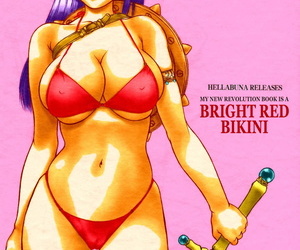 CR30 Hellabunna Iruma Kamiri Revo no Shinkan wa Makka na Bikini. - My New Revolution Book is a Bright Red Bikini Athena English Kizlan & Linie colorized