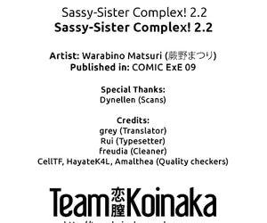Warabino Matsuri Sassy-Sister Complex! 2.2 COMIC ExE 09 English Team Koinaka Digital