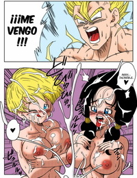Yamamoto TRIANGULO AMOROSO Z PARTE 2 - Tengamos mucho sexo Dragon Ball Z Spanish Colorized