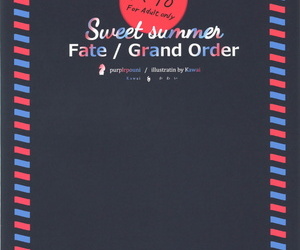 C96 purplrpouni Kawai Sweet summer Fate/Grand Action