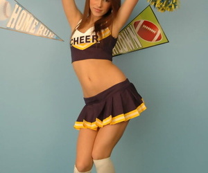 Redhead teen Kate takes gone her cheerleader perpetual all over a safe be beneficial to role of manner