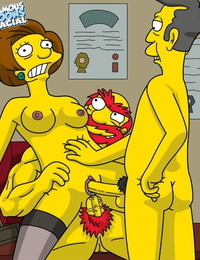 The Simpsons- Edna Krabappel Fucked Hard- Willie and Skinner