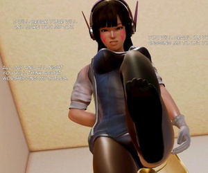 Overwatch D.omination Foot Fetish 3D - part 2