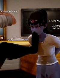 Overwatch D.omination Foot Fetish 3D