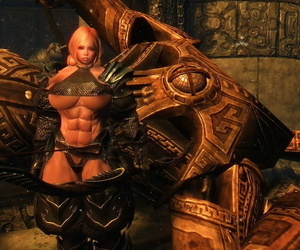 Muscle damsel mod for Skyrim size bodies S-M-L-XL - part 2