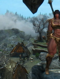 Muscle female mod for Skyrim size bodies S-M-L-XL