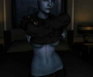 fem. Shepard together with Liara - part 2