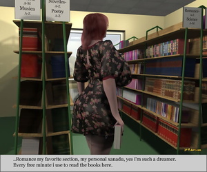 3Darlings Model Nadia at the Library