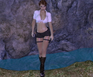 Overpowered dills Lara Croft Womb Raider pics AND story