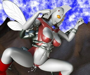 Absinthe Ultra Girl tai Hae Seijin Ultraman