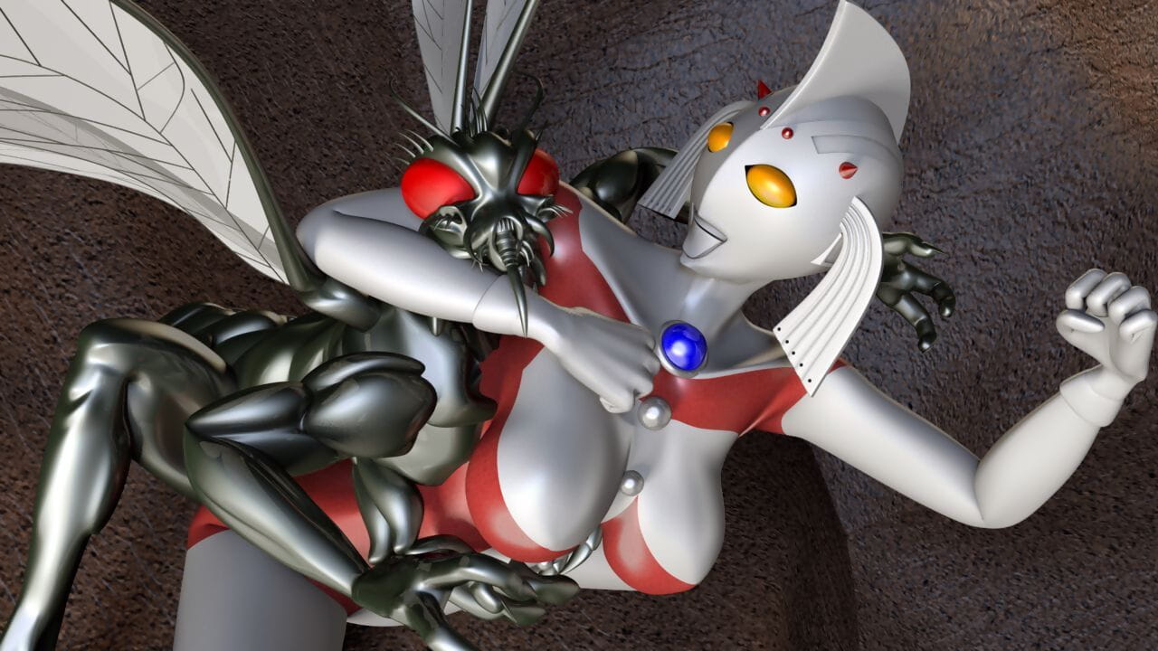 Absinthe Ultra Girl tai Hae Seijin Ultraman