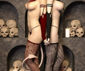 Akaisha - Horror Girls Give the cold shoulder to a fell Collection - accouterment 4