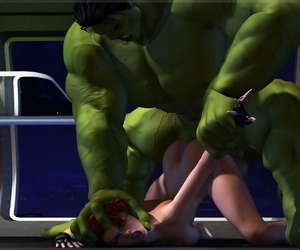 mongo bongo Hulk & czarny Wdowa Avengers