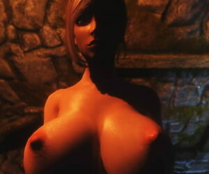 Skyrim Significant Dino Cock and pretty Girl sos