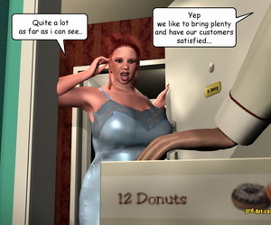 3Darlings Model Nadia eat Donuts - part 2