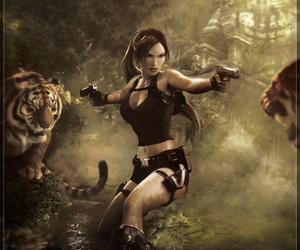 Lara Croft - Tomb raider Outmanipulate E - Hentai - fastening 4