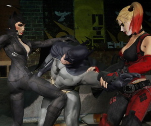 Brutal strikings of Batman by Switchblade Goddess