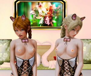 Elsa y Anna gato las niñas stunner seleccione