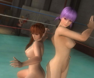 escaramuza laicos desnudo Kasumi Ayane vs Tina mila doa