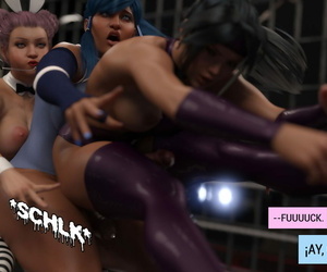 Squarepeg3D Make an issue of F.U.T.A - Difference 05 - Emiko vs Glum Sky - part 3