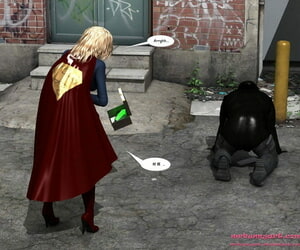 mrbunnyart supergirl vs Caino supergirl Cinese