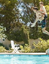 Leo frost and jared scott are charger playing in the pool - part 502