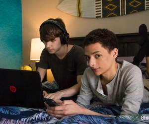 Caleb gray is glued with his computer increased by milo harper - fastening 766